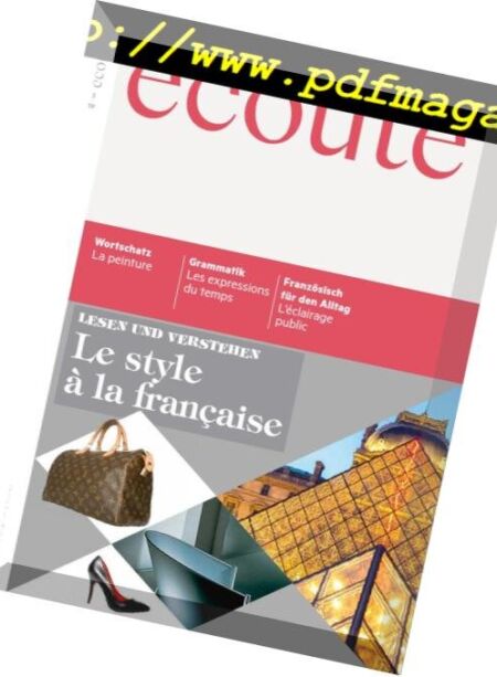 ecoute Plus – Marz 2019 Cover