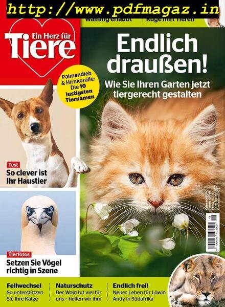 Ein Herz fur Tiere – Marz 2019 Cover