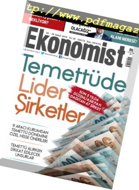 Ekonomist – Subat 03, 2019 Cover