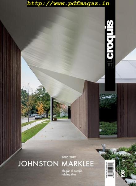 El Croquis – March 2019 Cover
