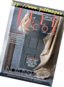 Elle Decor India – February-March 2019