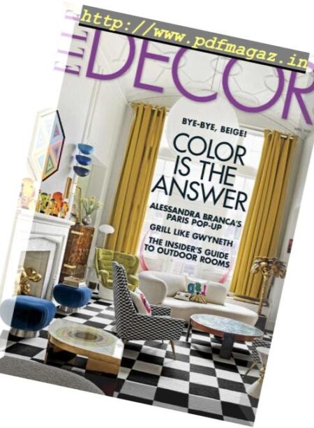 Elle Decor USA – April 2019 Cover