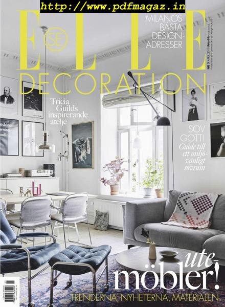Elle Decoration Sweden – April 2019 Cover