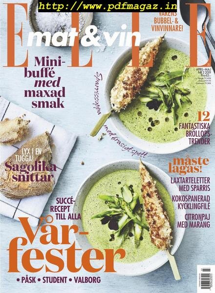Elle Mat & Vin – april 2019 Cover
