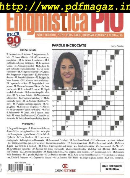 Enigmistica PIU – 13 Febbraio 2019 Cover