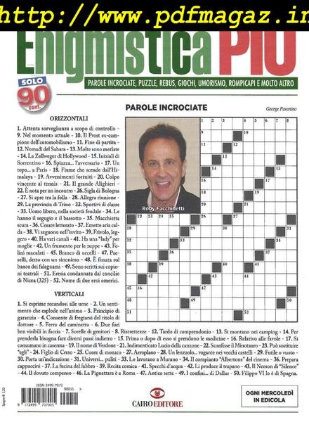 Enigmistica PIU – 20 Marzo 2019 Cover
