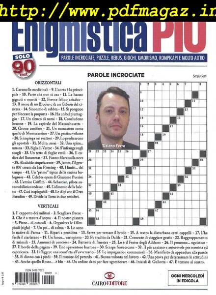 Enigmistica PIU – 6 Marzo 2019 Cover