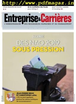 Entreprise & Carrieres – 25 fevrier 2019