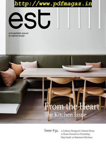 Est Magazine – Issue 32, 2019 Cover