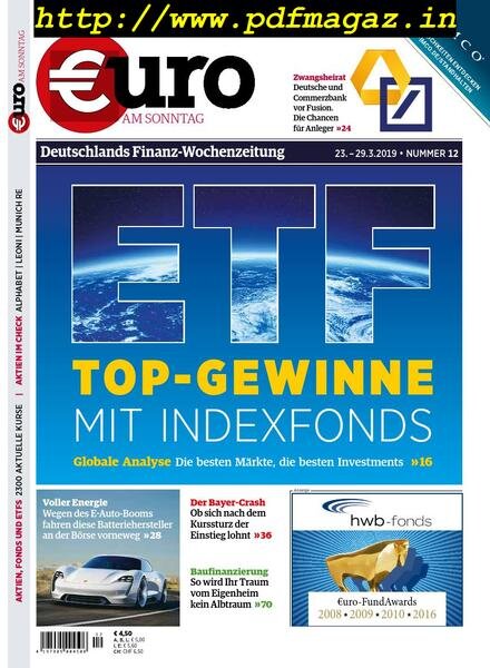 Euro am Sonntag – 23 Marz 2019 Cover