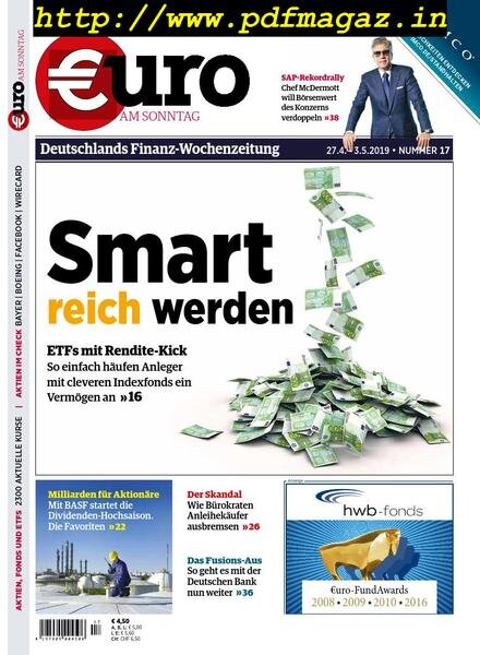 Euro am Sonntag – 27 April 2019 Cover