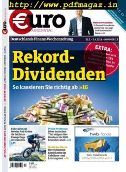 Euro am Sonntag – 30 Marz 2019