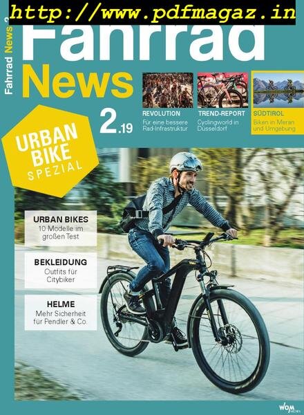 Fahrrad News – April 2019 Cover