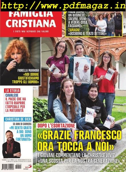 Famiglia Cristiana – 14 Aprile 2019 Cover