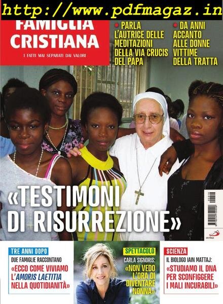Famiglia Cristiana – 21 Aprile 2019 Cover