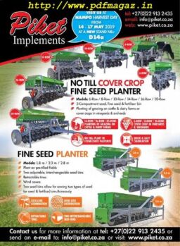 Farmer’s Weekly – 12 April 2019