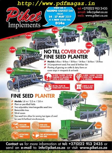 Farmer’s Weekly – 12 April 2019 Cover