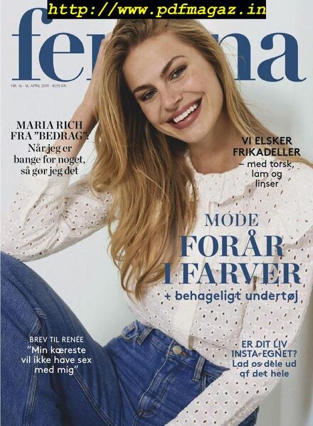 Femina Denmark – 16 April 2019 Cover