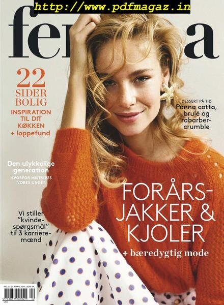 Femina Denmark – 21 March 2019 Cover