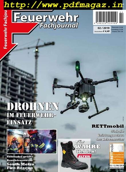 Feuerwehr Fachjournal – Nr2, 2019 Cover