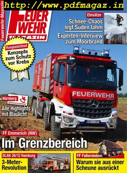 Feuerwehr-Magazin – Marz 2019 Cover