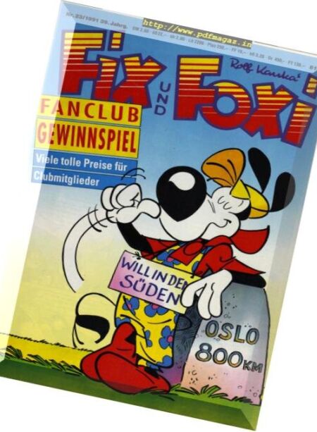 Fix & Foxi 90’s – Marz 2019 Cover