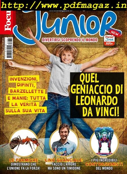 Focus Junior – Aprile 2019 Cover