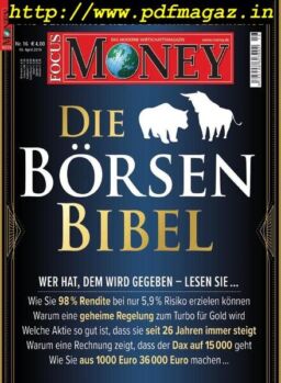 Focus Money – 10 April 2019