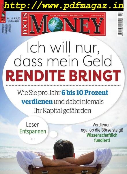 Focus Money – 27 Marz 2019 Cover