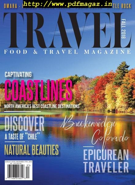 Food & Travel – Fall 2018 Cover
