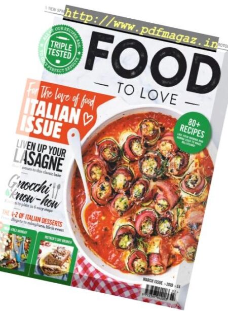 Food To Love – March 2019 Cover