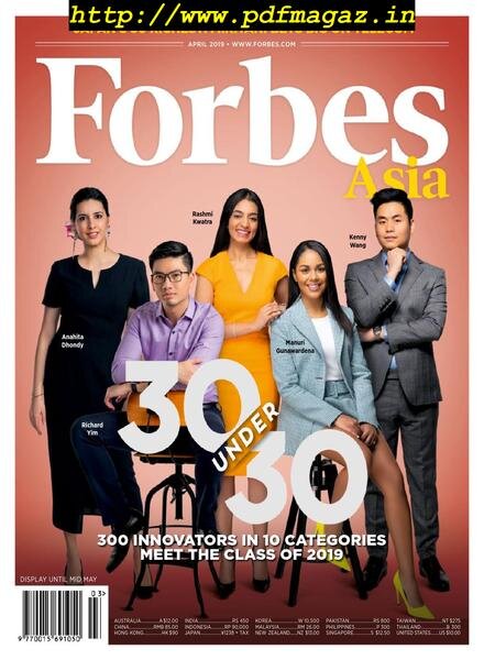 Forbes Asia – April 2019 Cover