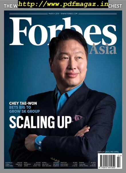 Forbes Asia – March 2019 Cover