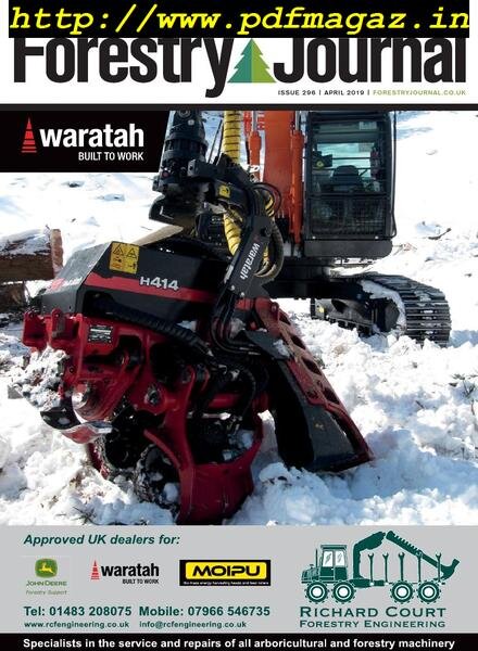 Forestry Journal – April 2019 Cover