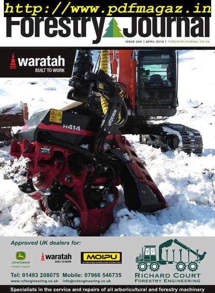 Forestry Journal – May 2019 Cover