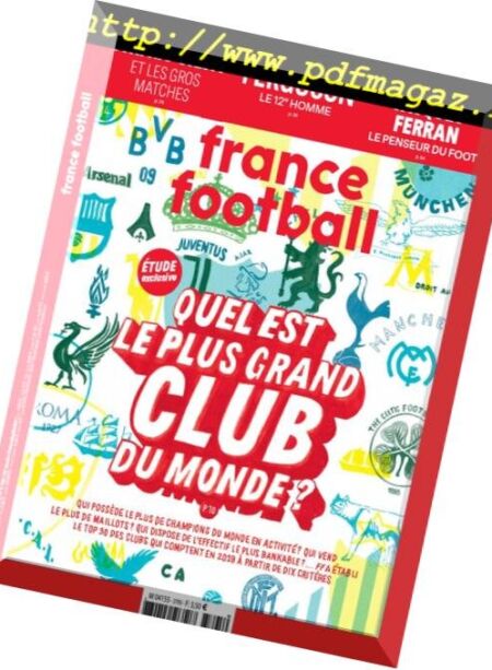 France Football – 12 fevrier 2019 Cover