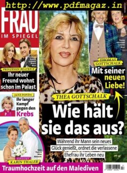 Frau im Spiegel – 16 April 2019