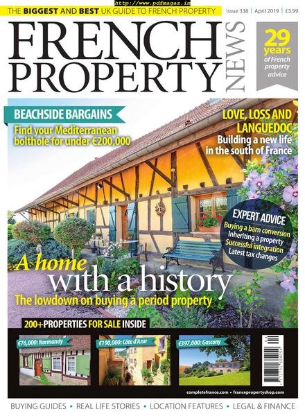 French Property News – April 2019 Cover