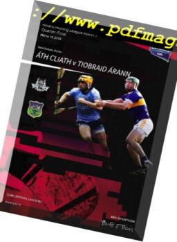 GAA Match Programmes – March 16, 2019
