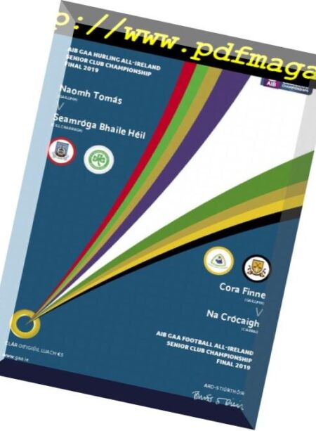 GAA Match Programmes – March 17, 2019 Cover