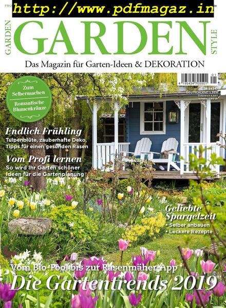Garden Style – Marz-Mai 2019 Cover