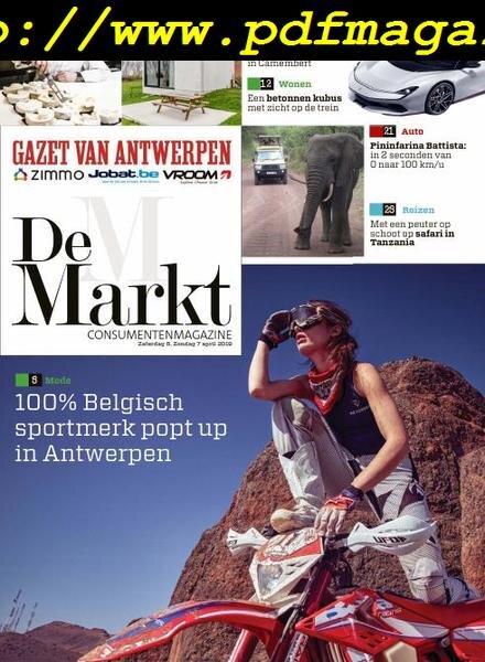 Gazet van Antwerpen De Markt – 06 april 2019 Cover