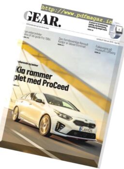 Gear – 09 februar 2019