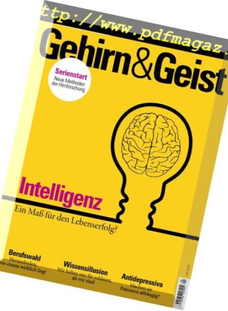 Gehirn & Geist – Marz 2019 Cover