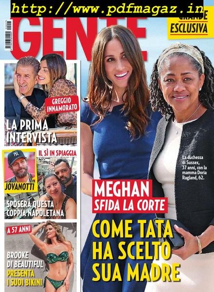 Gente Italia – 04 maggio 2019 Cover