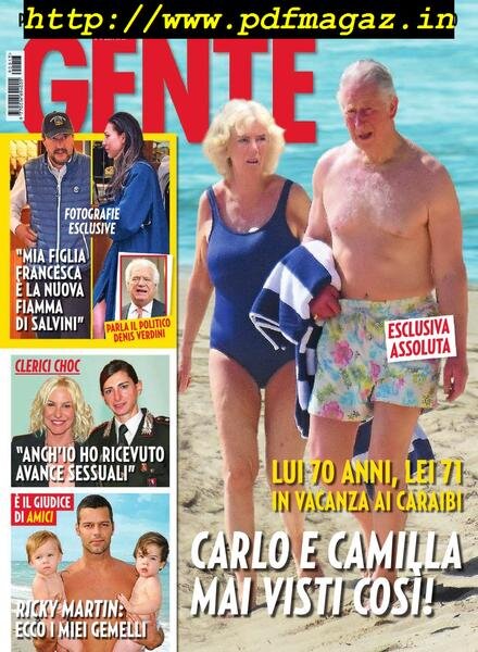 Gente Italia – 06 aprile 2019 Cover