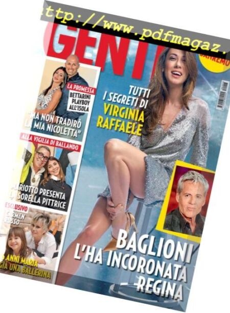 Gente Italia – 16 febbraio 2019 Cover