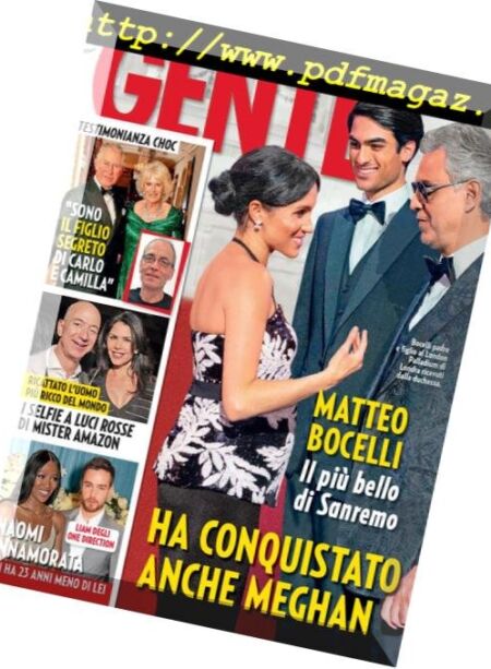 Gente Italia – 23 febbraio 2019 Cover