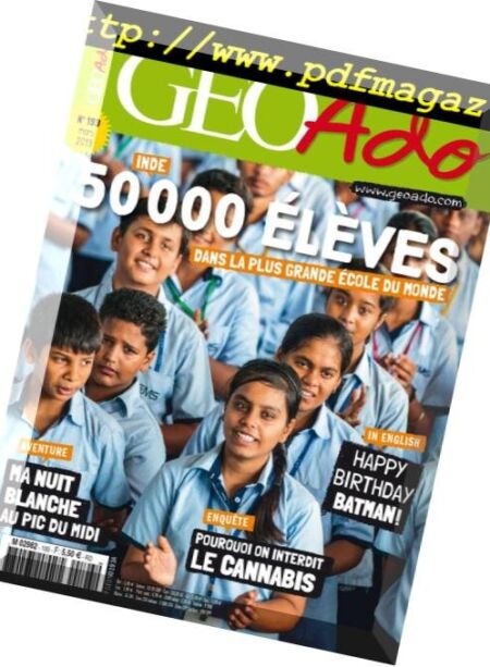Geo Ado – Mars 2019 Cover