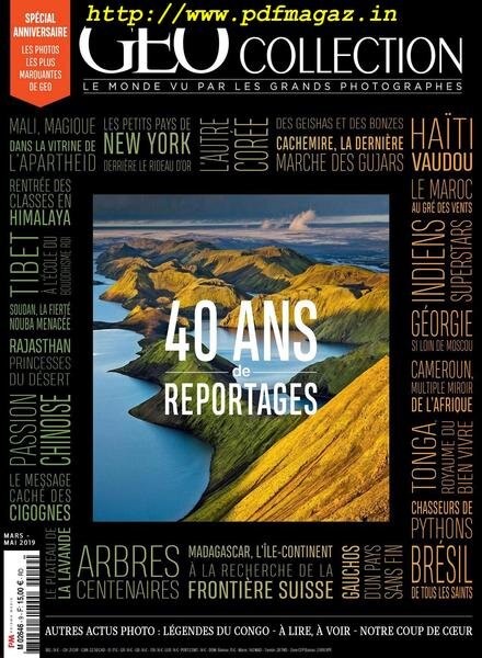 GEO Collection – Mars-Mai 2019 Cover
